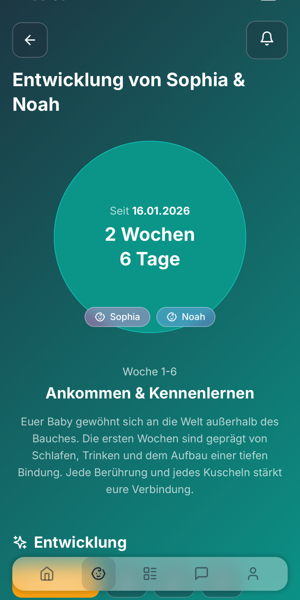 Baby-Entwicklung – 0 bis 12 Monate
